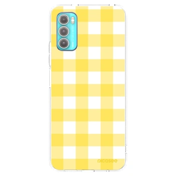 Picasee átlátszó szilikon tok az alábbi mobiltelefonokra Motorola Moto G60 - Gride lemon