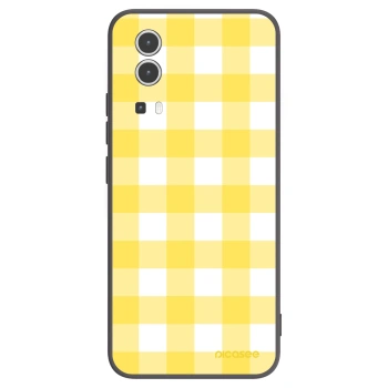 Picasee fekete szilikon tok az alábbi mobiltelefonokra Vivo Y72 5G - Gride lemon