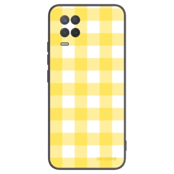 Picasee fekete szilikon tok az alábbi mobiltelefonokra Realme 8 5G - Gride lemon