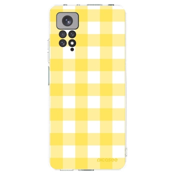Picasee átlátszó szilikon tok az alábbi mobiltelefonokra Xiaomi Redmi Note 11 - Gride lemon