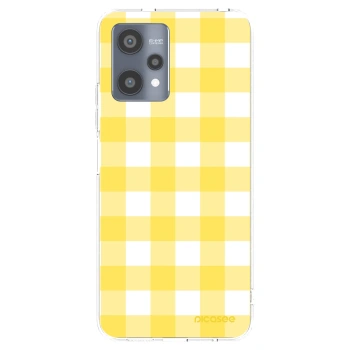 Picasee átlátszó szilikon tok az alábbi mobiltelefonokra Realme 9 Pro 5G - Gride lemon