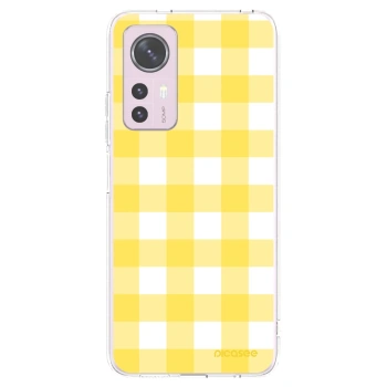 Picasee átlátszó szilikon tok az alábbi mobiltelefonokra Xiaomi 12 - Gride lemon