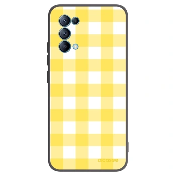 Picasee fekete szilikon tok az alábbi mobiltelefonokra OPPO A16s - Gride lemon