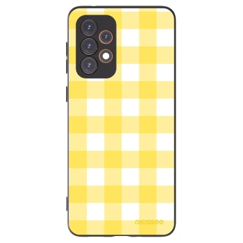 Picasee fekete szilikon tok az alábbi mobiltelefonokra Samsung Galaxy A33 5G A336 - Gride lemon