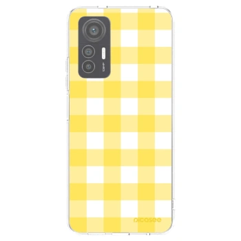 Picasee átlátszó szilikon tok az alábbi mobiltelefonokra Xiaomi 12 Lite - Gride lemon