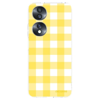 Picasee átlátszó szilikon tok az alábbi mobiltelefonokra Honor 70 - Gride lemon