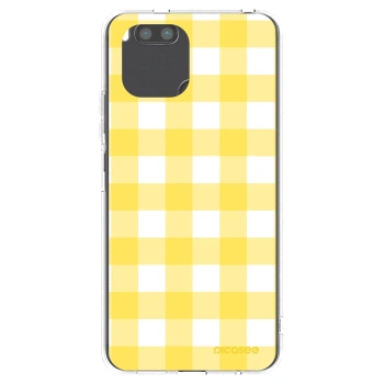 Picasee átlátszó szilikon tok az alábbi mobiltelefonokra Xiaomi Redmi A1 - Gride lemon