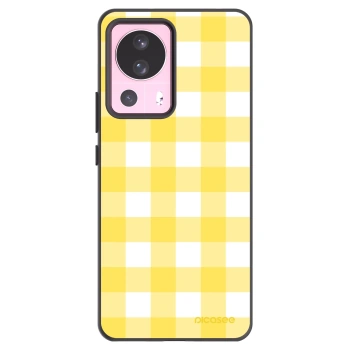 Picasee fekete szilikon tok az alábbi mobiltelefonokra Xiaomi 13 Lite - Gride lemon