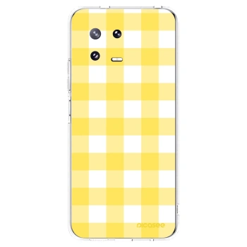 Picasee átlátszó szilikon tok az alábbi mobiltelefonokra Xiaomi 13 Pro - Gride lemon