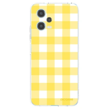 Picasee átlátszó szilikon tok az alábbi mobiltelefonokra Xiaomi Redmi Note 12 5G - Gride lemon