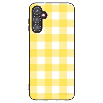 Picasee fekete szilikon tok az alábbi mobiltelefonokra Samsung Galaxy A14 4G A145R - Gride lemon