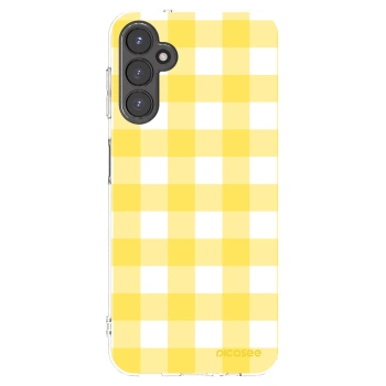 Picasee átlátszó szilikon tok az alábbi mobiltelefonokra Samsung Galaxy A14 4G A145R - Gride lemon