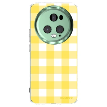 Picasee átlátszó szilikon tok az alábbi mobiltelefonokra Honor Magic5 Pro - Gride lemon