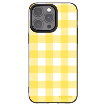 Picasee fekete szilikon tok az alábbi mobiltelefonokra Apple iPhone 15 Pro Max - Gride lemon