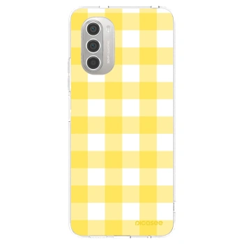 Picasee átlátszó szilikon tok az alábbi mobiltelefonokra Motorola Moto G51 - Gride lemon