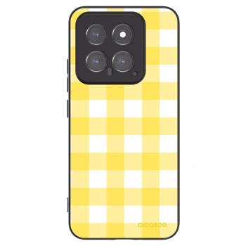 Picasee fekete szilikon tok az alábbi mobiltelefonokra Xiaomi 14 - Gride lemon