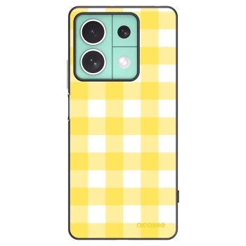 Picasee fekete szilikon tok az alábbi mobiltelefonokra Xiaomi Redmi Note 13 5G - Gride lemon