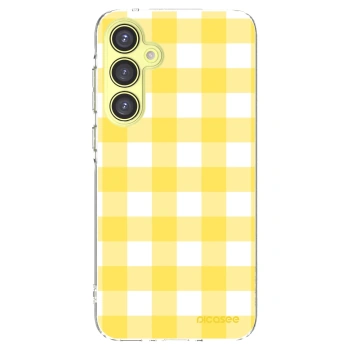 Picasee átlátszó szilikon tok az alábbi mobiltelefonokra Samsung Galaxy A35 5G A356B - Gride lemon