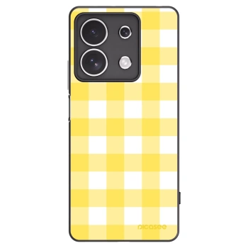 Picasee fekete szilikon tok az alábbi mobiltelefonokra Xiaomi Redmi Note 13 4G - Gride lemon