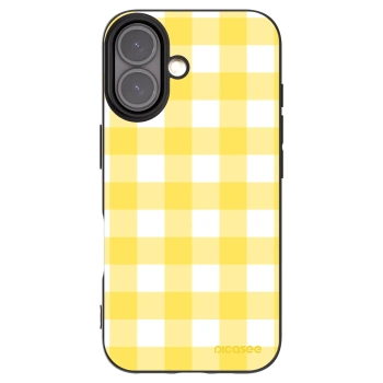 Picasee fekete szilikon tok az alábbi mobiltelefonokra Apple iPhone 16 - Gride lemon
