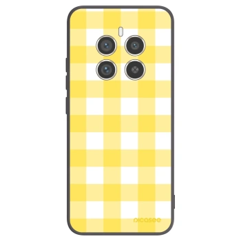 Picasee fekete szilikon tok az alábbi mobiltelefonokra Realme 12 Pro 5G - Gride lemon