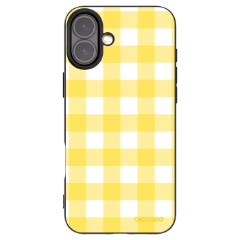 Picasee fekete szilikon tok az alábbi mobiltelefonokra Apple iPhone 16 Plus - Gride lemon