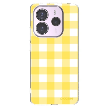 Picasee átlátszó szilikon tok az alábbi mobiltelefonokra Xiaomi Redmi Note 14 5G - Gride lemon