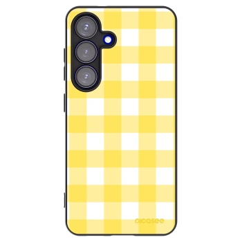 Picasee fekete szilikon tok az alábbi mobiltelefonokra Samsung Galaxy S25 5G - Gride lemon