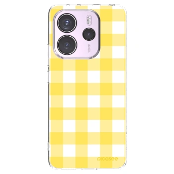 Picasee átlátszó szilikon tok az alábbi mobiltelefonokra Xiaomi Redmi Note 14 4G - Gride lemon