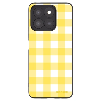 Picasee fekete szilikon tok az alábbi mobiltelefonokra Honor X8c - Gride lemon