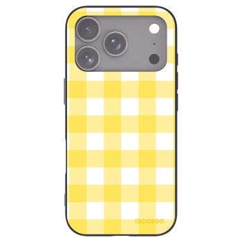 Picasee fekete szilikon tok az alábbi mobiltelefonokra Apple iPhone 17 Pro - Gride lemon