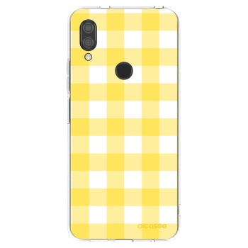 Picasee átlátszó szilikon tok az alábbi mobiltelefonokra Xiaomi Redmi 7 - Gride lemon