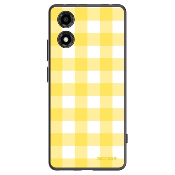 Picasee fekete szilikon tok az alábbi mobiltelefonokra Motorola Moto E14 - Gride lemon