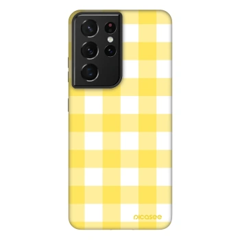 Szilikon tok erre a típusra Samsung Galaxy S21 Ultra 5G G998B - Gride lemon