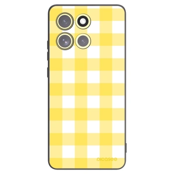 Picasee fekete szilikon tok az alábbi mobiltelefonokra Motorola Moto G86 Power 5G - Gride lemon