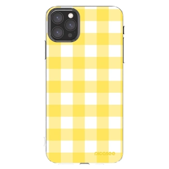 Picasee átlátszó szilikon tok az alábbi mobiltelefonokra Apple iPhone 11 Pro Max - Gride lemon