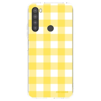 Picasee átlátszó szilikon tok az alábbi mobiltelefonokra Xiaomi Redmi Note 8 - Gride lemon