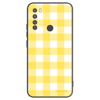 Picasee fekete szilikon tok az alábbi mobiltelefonokra Xiaomi Redmi Note 8 - Gride lemon