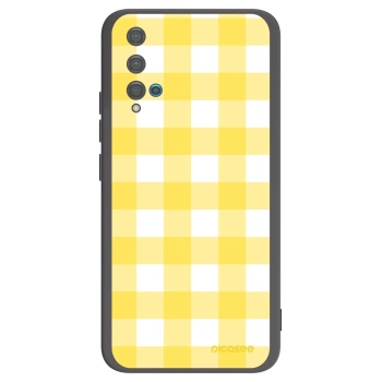 Picasee fekete szilikon tok az alábbi mobiltelefonokra Huawei Nova 5T - Gride lemon