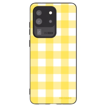 Picasee fekete szilikon tok az alábbi mobiltelefonokra Samsung Galaxy S20 Ultra 5G G988F - Gride lemon