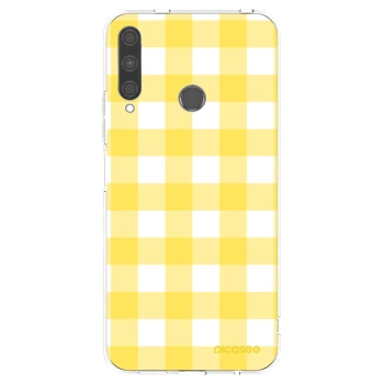 Picasee átlátszó szilikon tok az alábbi mobiltelefonokra Huawei P40 Lite E - Gride lemon