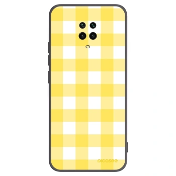 Picasee fekete szilikon tok az alábbi mobiltelefonokra Xiaomi Redmi Note 9S - Gride lemon