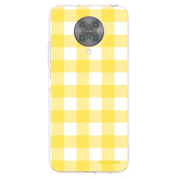 Picasee átlátszó szilikon tok az alábbi mobiltelefonokra Xiaomi Poco F2 Pro - Gride lemon