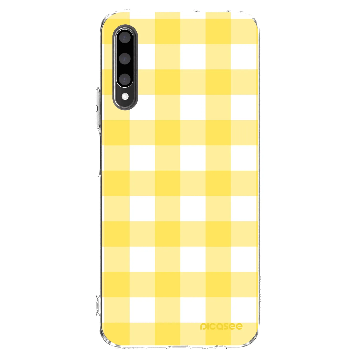 Picasee átlátszó szilikon tok az alábbi mobiltelefonokra Honor 9X Pro - Gride lemon