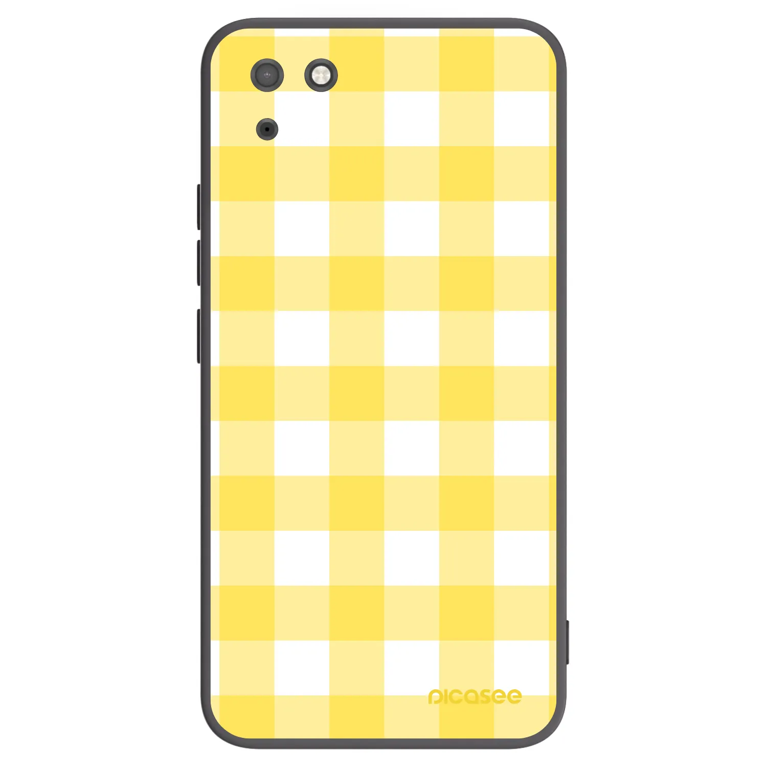 Picasee fekete szilikon tok az alábbi mobiltelefonokra Huawei Y5P - Gride lemon