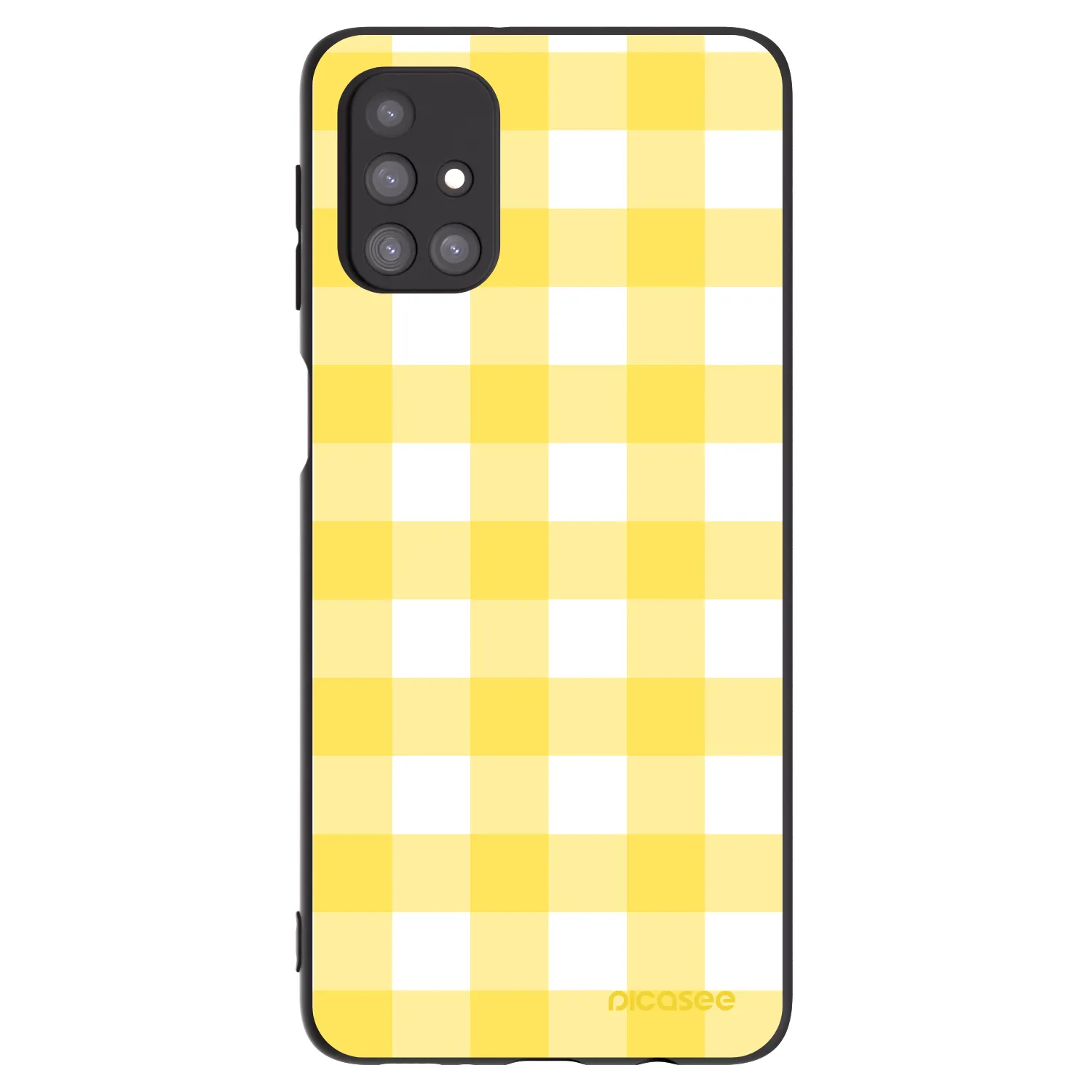 Picasee fekete szilikon tok az alábbi mobiltelefonokra Samsung Galaxy M31s - Gride lemon