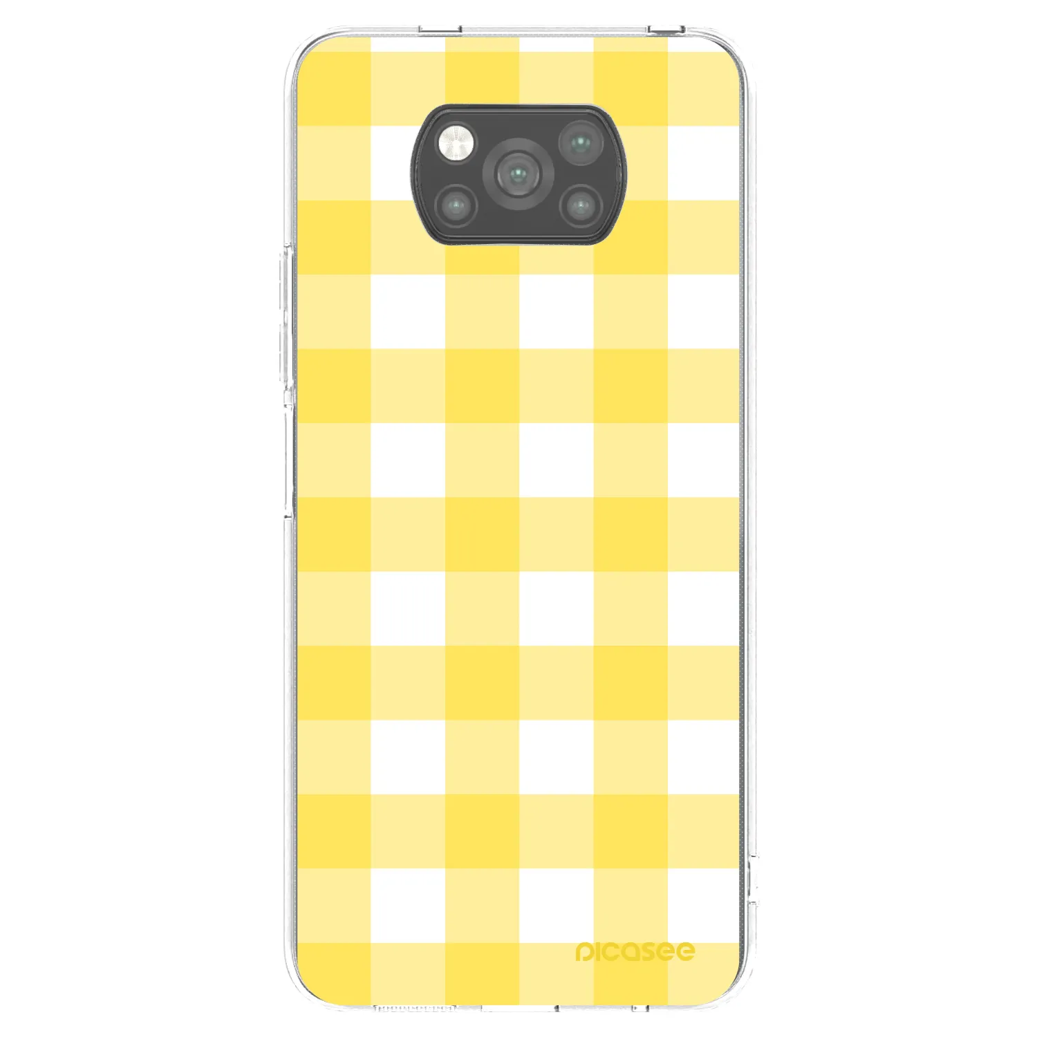 Picasee fekete szilikon tok az alábbi mobiltelefonokra Xiaomi Poco X3 - Gride lemon