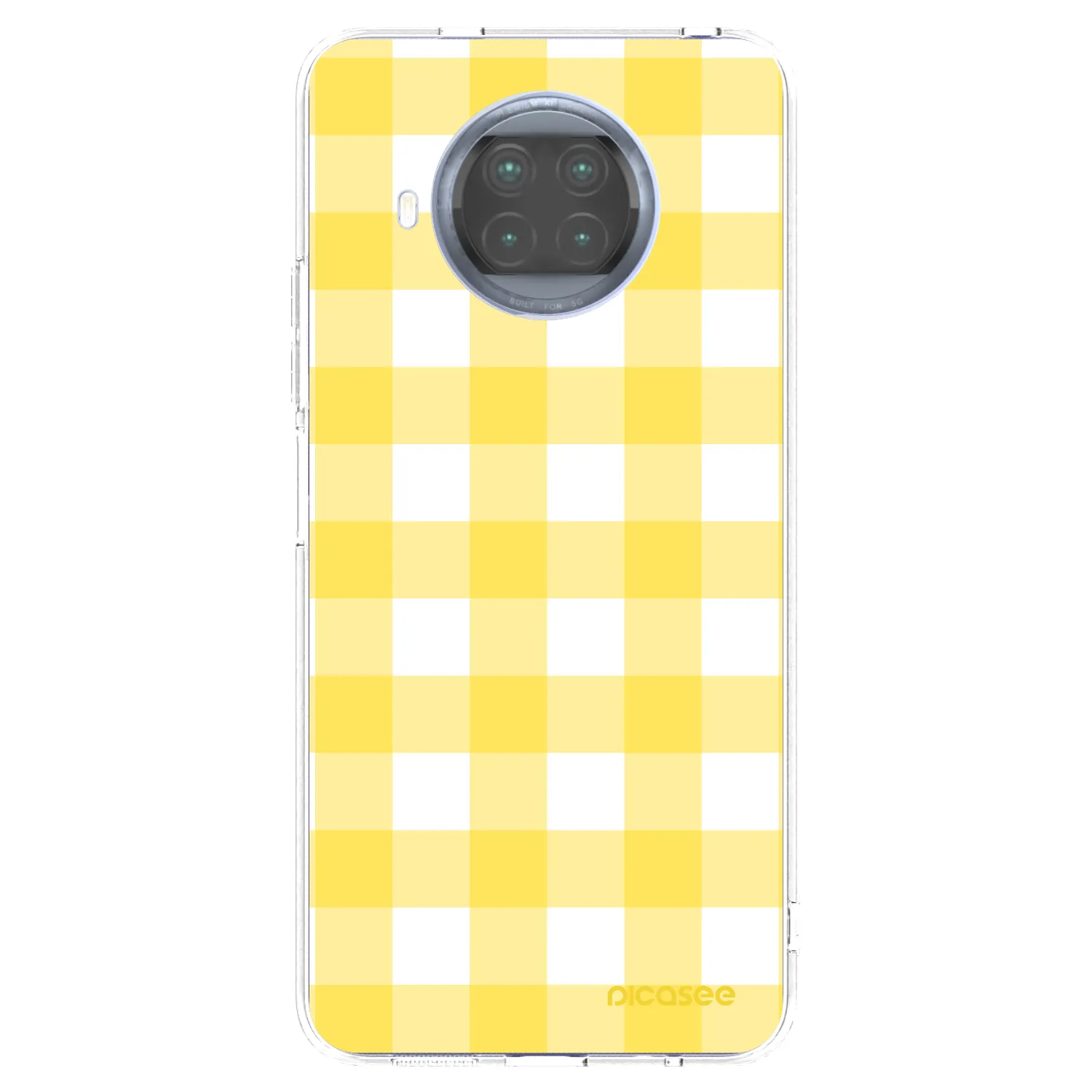 Picasee átlátszó szilikon tok az alábbi mobiltelefonokra Xiaomi Mi 10T Lite - Gride lemon