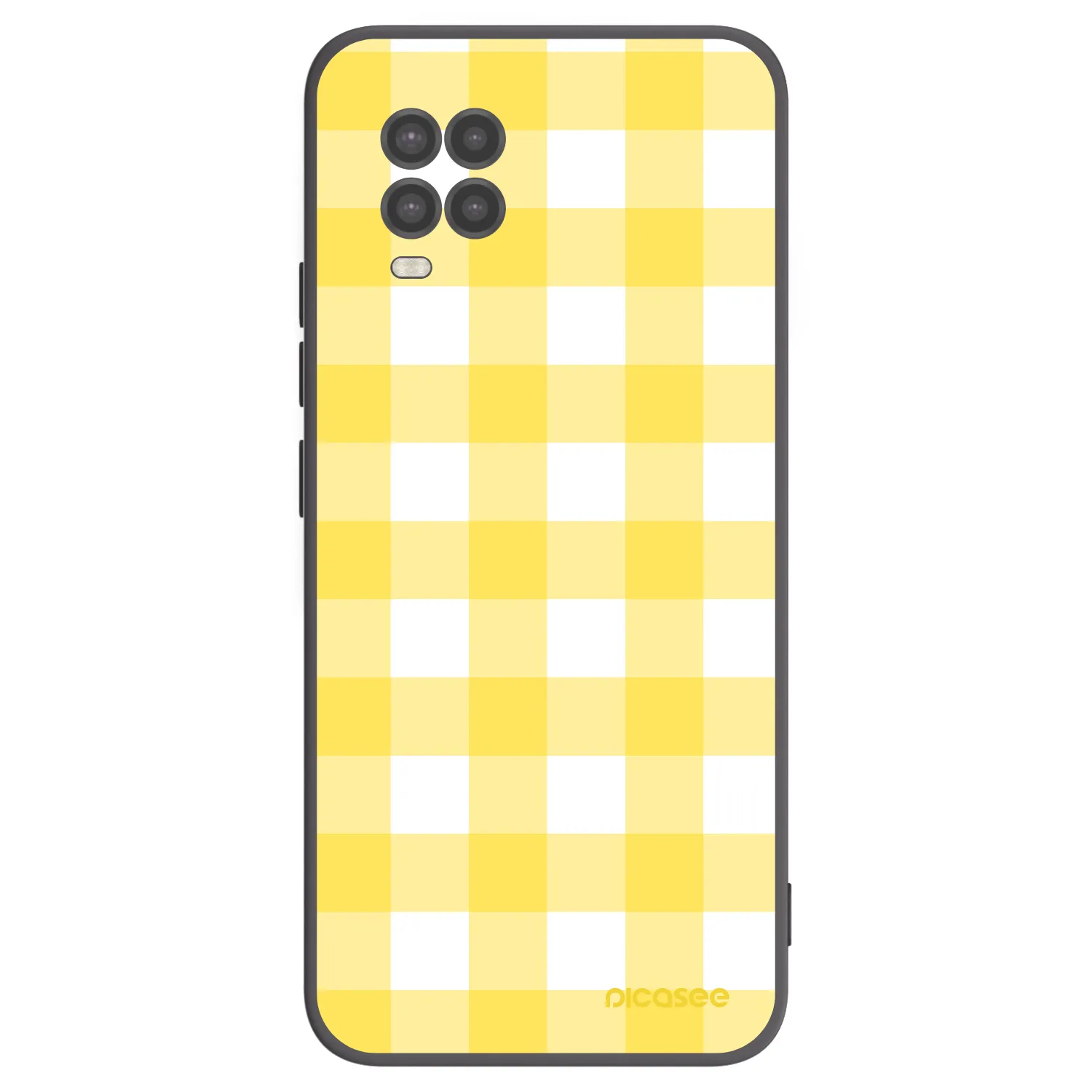 Picasee fekete szilikon tok az alábbi mobiltelefonokra Xiaomi Mi 10 Lite - Gride lemon