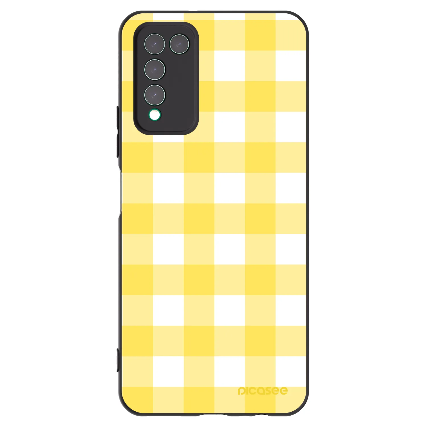 Picasee fekete szilikon tok az alábbi mobiltelefonokra Honor 10X Lite - Gride lemon